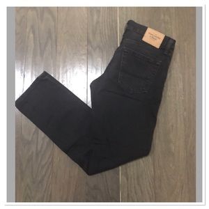 Abercrombie & Fitch Distressed Black Jeans 30x30